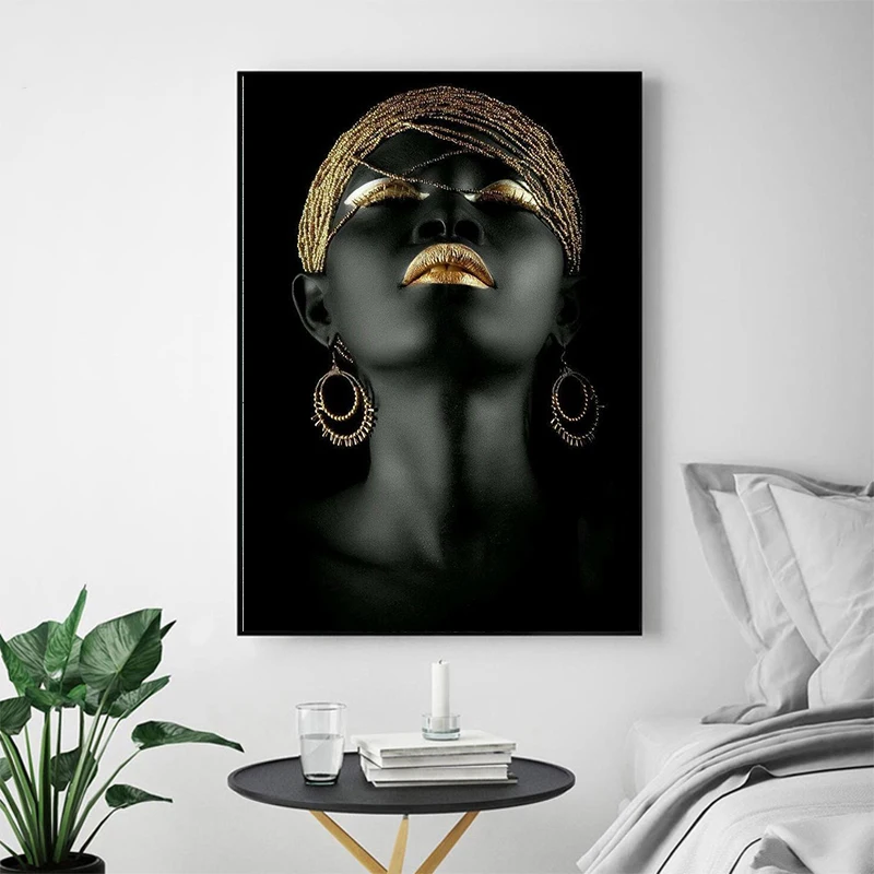 MUTU-Canvas-Painting-Wall-Art-Pictures-Prints-Black-Woman-On-Canvas-No-Frame-Home-Decor-Wall (1)