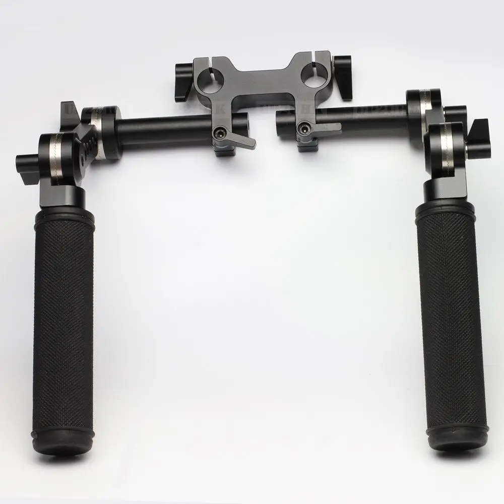 

ARRI Type Rosette Rod Clamp Arm Handle Grip Set fr 15mm Rod Support Rail System