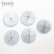 Neitsi одно отверстие шаблон/тепловой щит сепаратор/защитный чехол, ПВХ для слияния для перьев, пучков нарощенных волос Инструменты