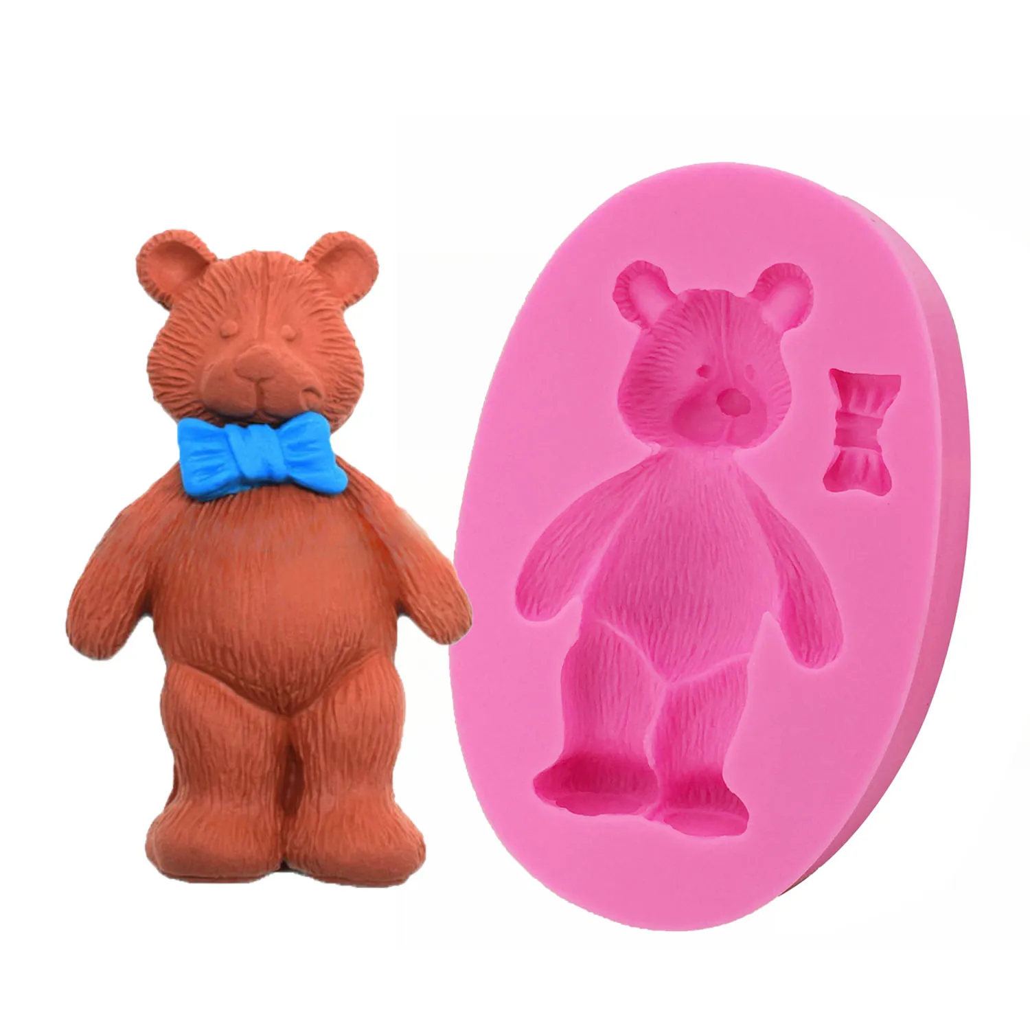 Buy Sugarcraft Bear silicone mold fondant moulds cake