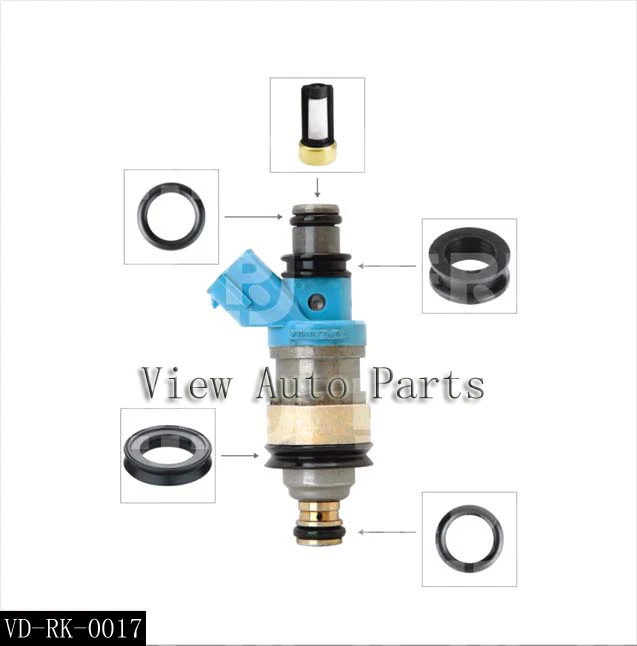 

10 sets For Toyota-Lexus 3.0L V6 Fuel Injector Repair & Service Kits Including Filter Viton seals O-Rings VD-RK-0017