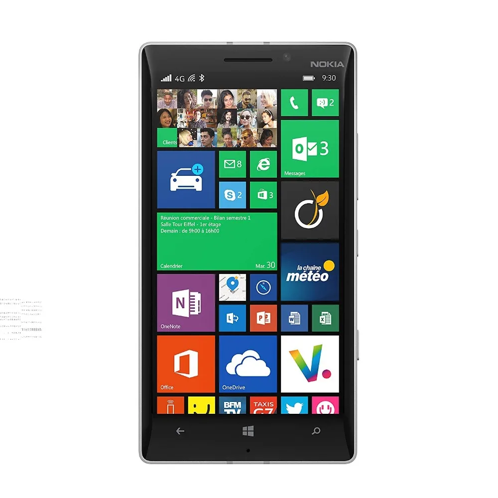 Оригинальный Новый мобильный телефон Nokia Lumia 930 EU Version 4G LTE 5 "Snapdragon 2 GB 32 GB microsoft Windows Phone 8,1 20MP смартфон