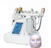 2019 new 11 In 1 Vacuum Face Pore Cleanser Massage Peeling Water Oxygen Jet Skin Lifting Facial Beauty Machine