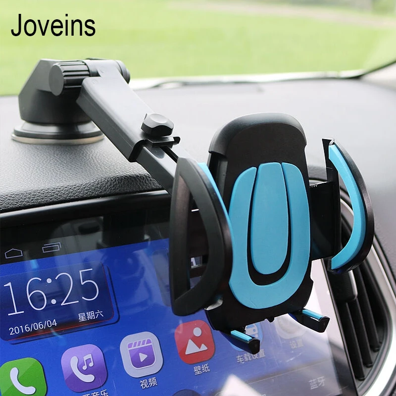 

Joveins Dashboard Car Phone Holder GPS Accessories Strong Suction Cup Windshield Mobile Cell Phone Retractable Mount Stand