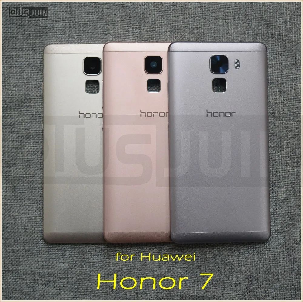 Для huawei Honor 7 черный/серебристый/Золотой задняя крышка батарейного отсека Корпус в сборе абсолютно чехол задняя крышка запчасти