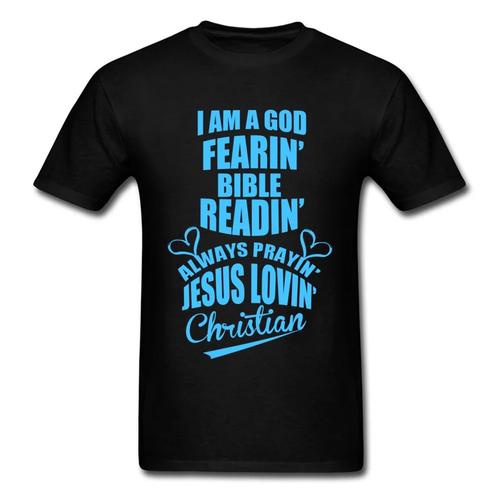 Brand Mens Tops & Tees JESUS LOVING comfortable T-shirts 100% Cotton Fabric Short Sleeve Normal T Shirt O-Neck JESUS LOVING black