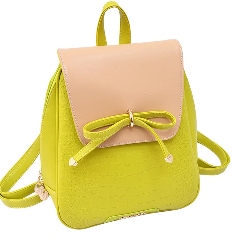 Mini Shool mochila mujeres bolsas de escuela para adolescentes Kawaii arco Mochila pequeña mochila muchacha Sac A Dos mochila mochila