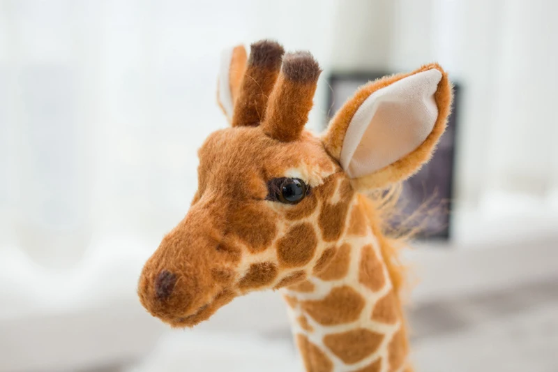 Симпатичные Моделирование жираф плюшевые игрушки животных куклы мягкая чучело кукла "Жираф" Высокое качество для детей, игрушки в подарок на день рождения/60/80 см