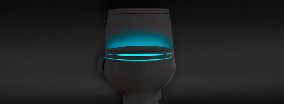 Smart Ванная комната туалет Ночная светодио дный движения тела активирована на/Off лампа с сенсором для сидения 8 расцветок инфракрасный датчик движения для туалета ночь свет лампы