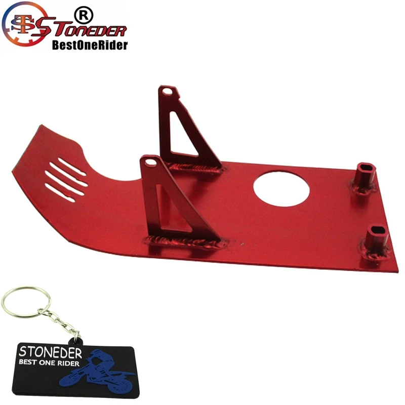 

STONEDER Aluminum Engine Skid Plate For 50cc - 140cc Honda CRF50 XR50 Thumpstar BSE SDG Braaap Taotao Coolster Lifan YX Pit Bike