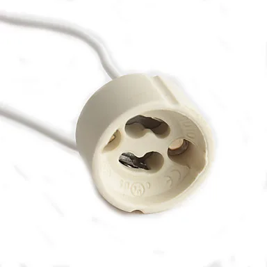 

DIY Ceramic Douille Gu10 lamp Holder Base Gu10 Socket Bulb Holder 110v-220v