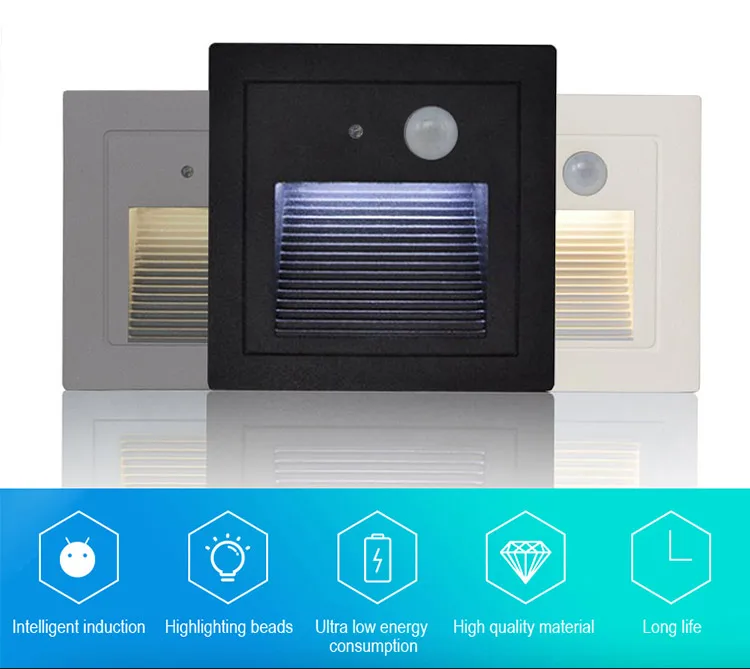 DE.SOOUL Smart Waterproof Rust Automatic Stair Light Radar Sensor Stairway LED Underground Wall Sconce Aluminum 85-265V Outdoor Foot light (2)