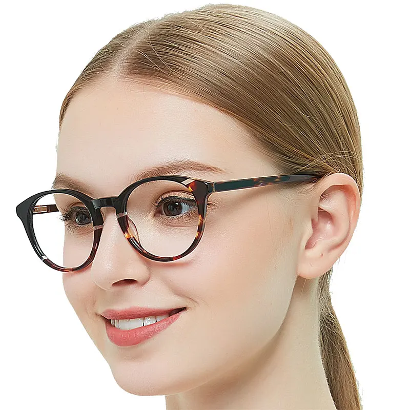 

Fatigue Prevention Reading Spectacles Frame Women Office Myopia Eyeglasses Frames Clear Nerd Optical Eyewear MARE AZZURO OC7101
