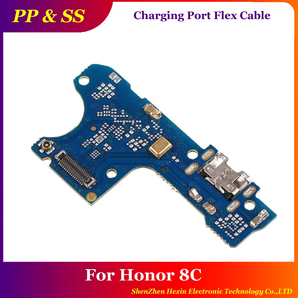 

Quality AAA Charging Port Flex Cable For Honor 8C Charging Dock Connector Board For Honor Play 8C Repair Parts