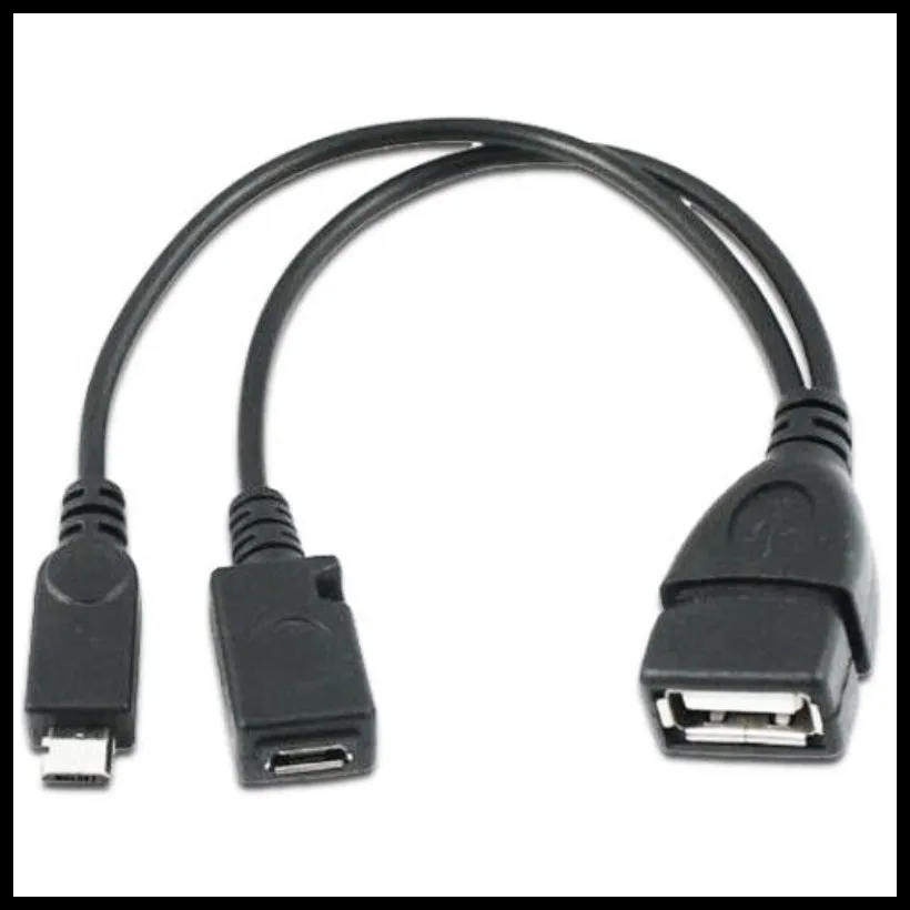 Micro USB Macho a Micro USB hembra adaptador host
