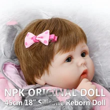 

Doll Baby D116 45CM 18inch NPK Doll Bebe Reborn Dolls Girl Lifelike Silicone Reborn Doll Fashion Boy Newborn Reborn Babies