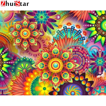 

Full Square Diamond cartoon 5D DIY diamond embroidery sale Mosaic Colorful flowers Picture Rhinestone wedding decor home XY1