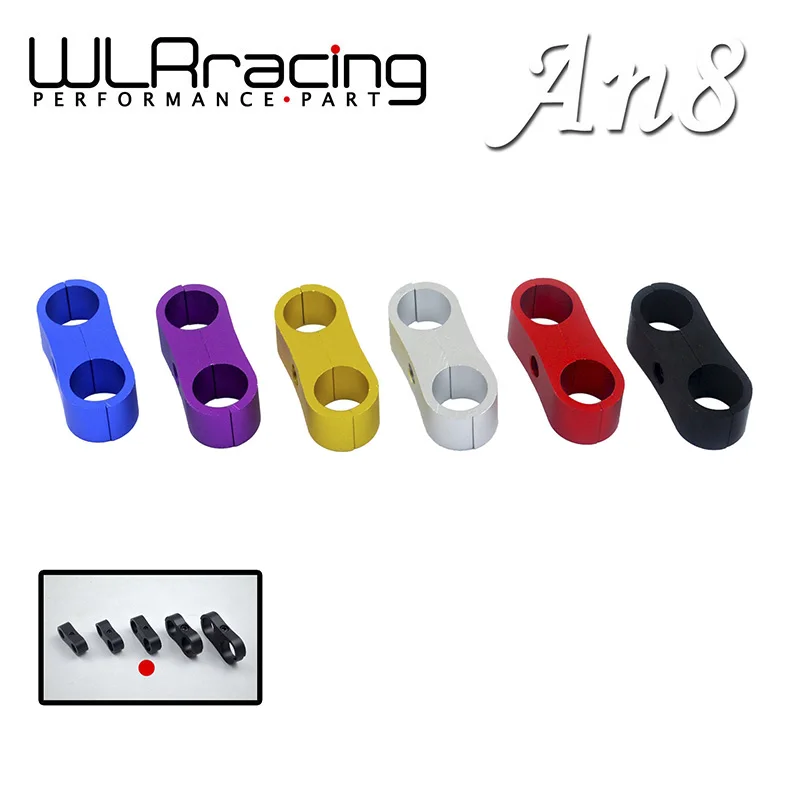 6AN AN6 AN-6 13.5mm Billet Fuel Hose Separator Fittings Adapter Silver 10PCS