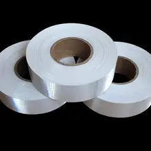 5 см* 45 м Белый Самоклеющийся отражающий Скотч для дорожного движения строительной площадки ночной светоотражающий