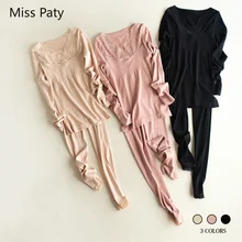 Сексуальное нижнее белье в форме тела, Термоодежда, зимняя одежда, костюм, термобелье, женское нижнее белье, набор для женщин, теплые кальсоны