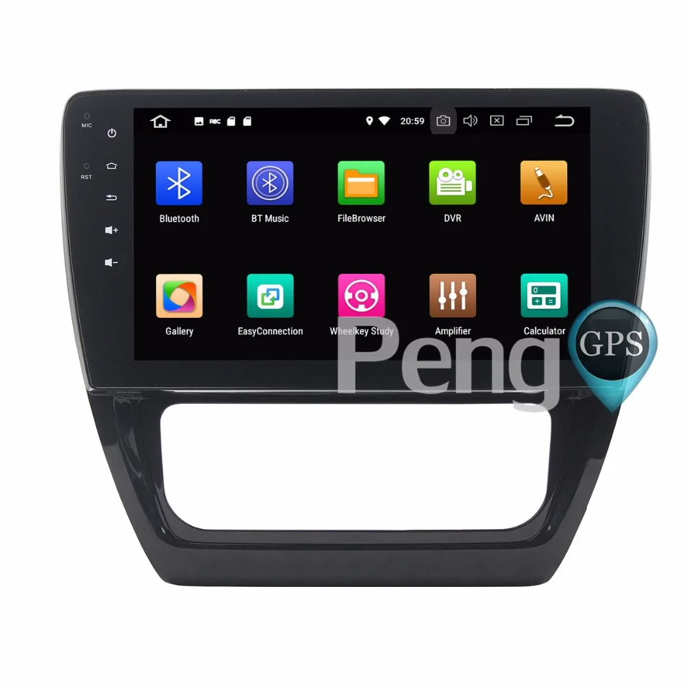 Sale 4G+32G Octa Core 2 Din Stereo Android 8.0 Car Radio for VW Jetta Sagitar 2015-2017 SAGITAR 2012 -2014 GPS Navigation CD DVD 2