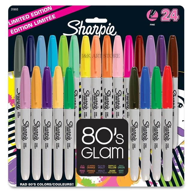 Sharpie Fine Point Permanent Marker Assorted 24/Set