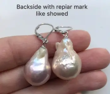 

Hot sale new Style >>>>Baroque Pearl Earrings,Fireball Pearl Earrings,S925 Level Back Earrings