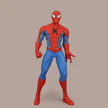 [Funny] Большой размер 79 см мстители супергерой Человек-паук ПВХ фигурка человек паук статуя Коллекция Модель игрушки Детский подарок