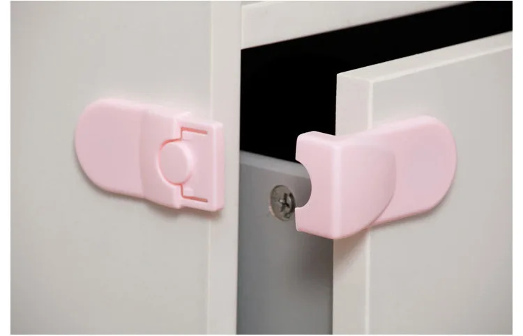 50 шт./лот дети право Multi функция безопасности замок ящик для младенческой угловой двери шкафа для холодильника