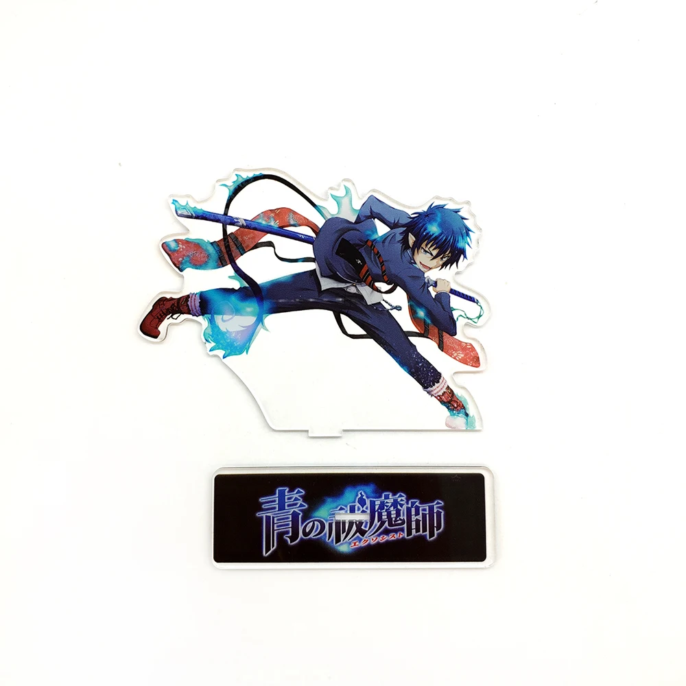 Love Thank You blue exorcist Rin Okumura fight acrylic stand figure model plate holder cake topper anime japanese manga