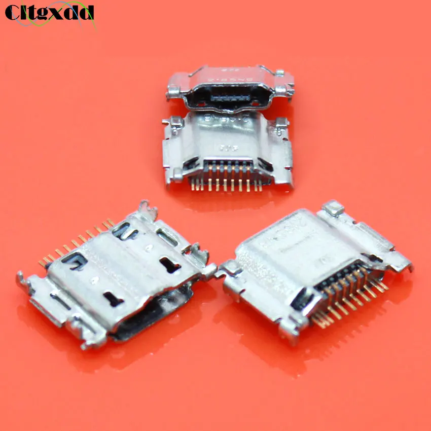 

cltgxdd 2pcs Micro USB jack connector 7pin socket charging port for Samsung Galaxy S3 I9300 I9308 I939 I535 I747 L710 T999