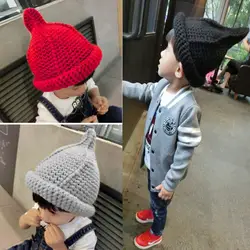 Новинка 2017 года, стильное шапка зимняя NewBaby шляпа мило новорожденного gorro hat цветные детские теплые шерстяные шапки Хемминг соска шляпа