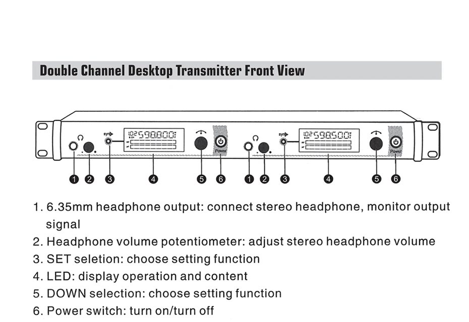 Лучшее качество звука! Профессиональная система UHF In Ear Monitor! Двухканальный ER-2040 мониторинга