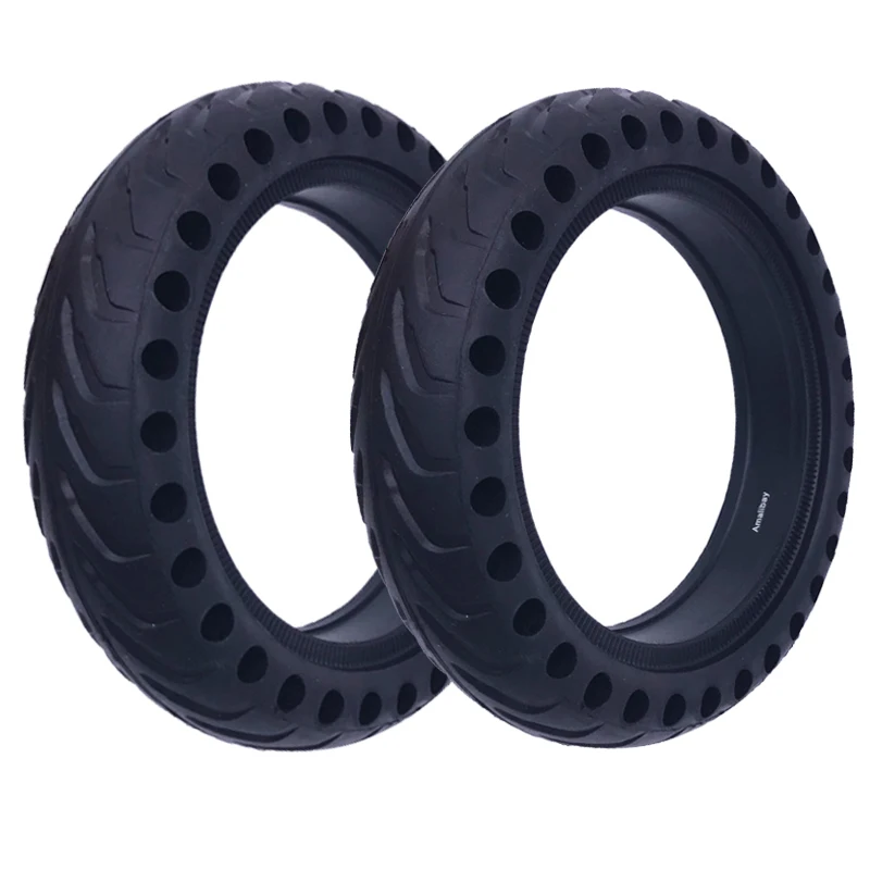 Xiaomi Mijia M365 Scooter Tyre Solid Hollow Tires Shock Absorber Non-Pneumatic Tyre Damping Rubber Tyres for m365 Bird Scooter