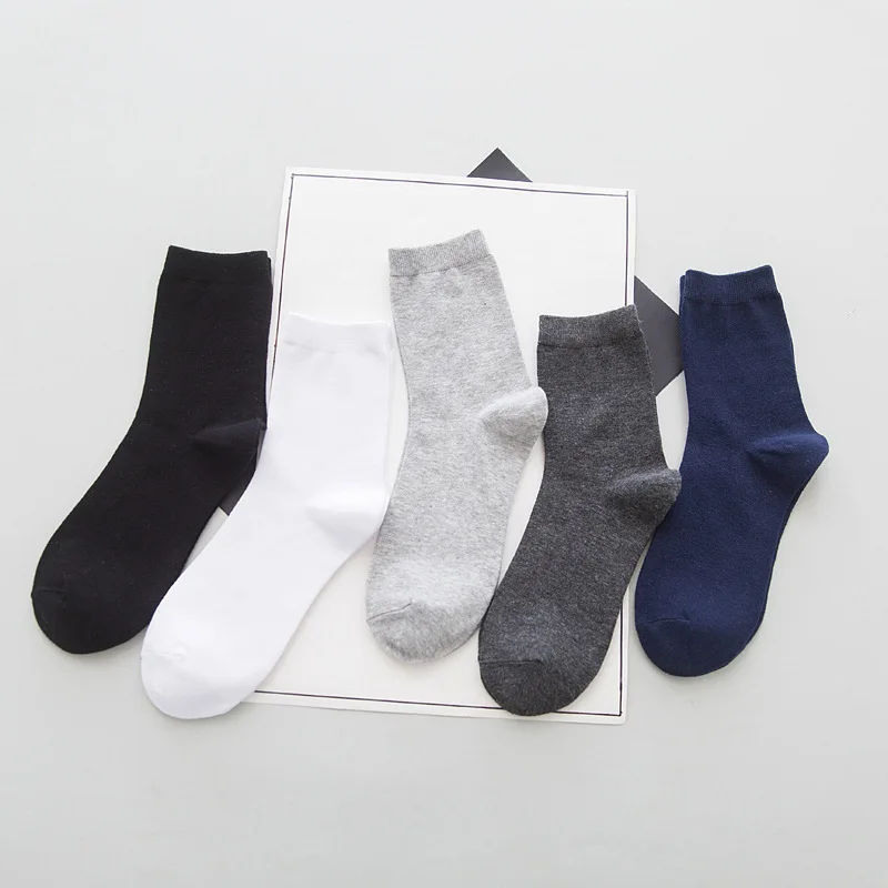 Мужские носки OJY503 из чистого хлопка на осень и зиму