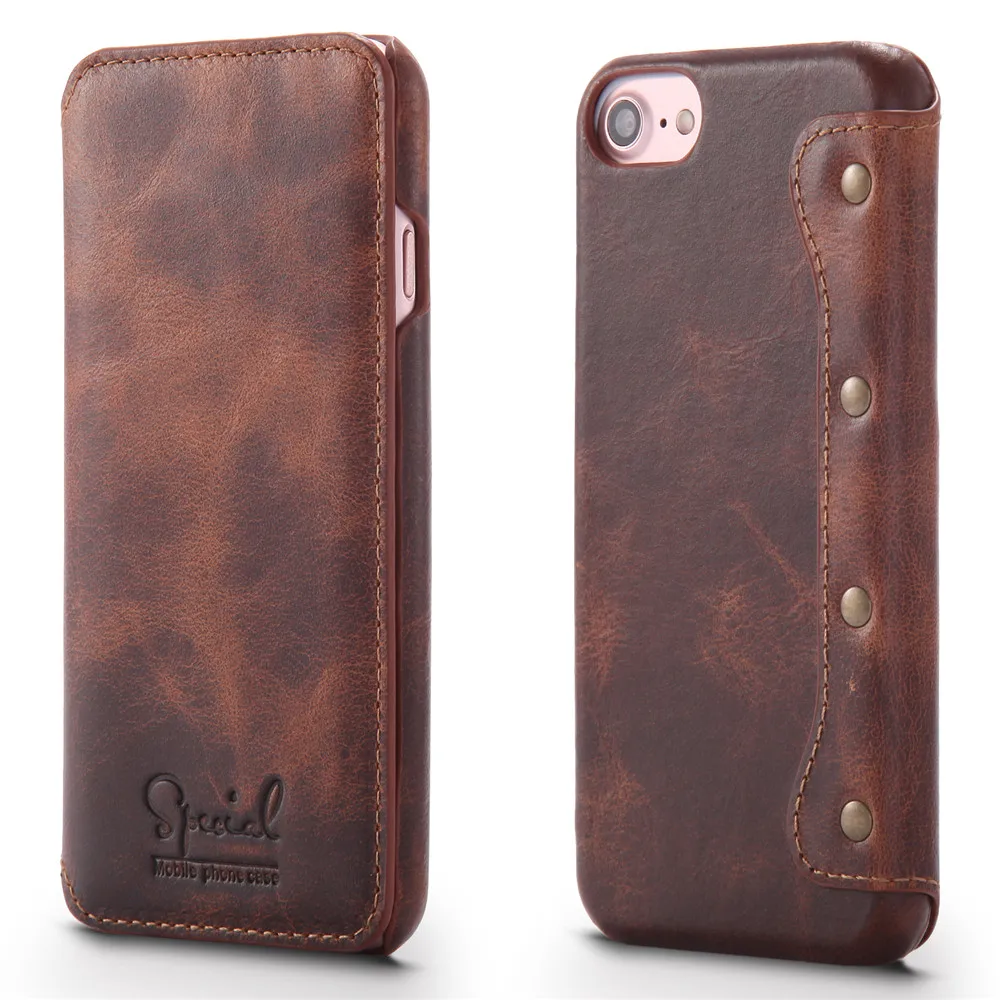 bilder für Luxus marke TIMECAT Echtes leder-kasten Für apple iphone 7 4,7 zoll flip-cover handytasche new design bilder für Luxus marke TIMECAT Echtes leder-kasten Für apple iphone 7 4,7 zoll flip-cover handytasche new design