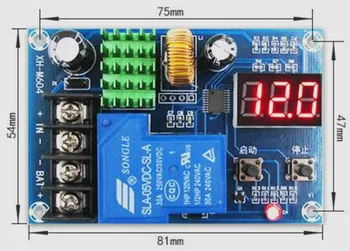 

Free Shipping!!! Battery Batteries Charge Control Module/Digital Full Power Off Overcharge Protection Switch 6-60V
