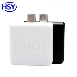 125 кГц близость эм ID или 13,56 МГц HF ISO14443A Desktop Mini USB RFID Card Reader для Android мобильного телефона