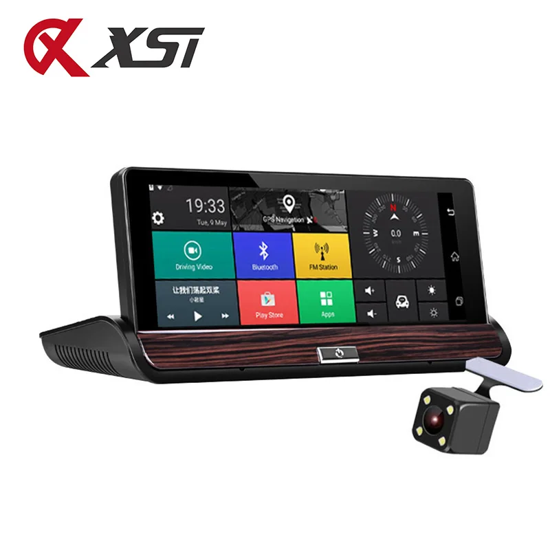 

XST 7" IPS 3G Wifi Car DVR Dash Camera Android 5.0 GPS Navigation Video Recorder Bluetooth Dual Lens Dash cam Full HD 1080P