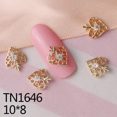 10 шт 3D металлические циркониевые украшения для дизайна ногтей, серия Сейлор Мун, украшения для ногтей высшего уровня, циркониевые стразы, маникюрные алмазные подвески - Цвет: TN1646
