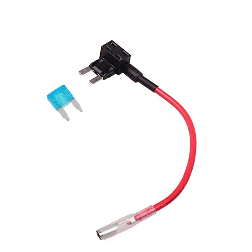 

12V ATM Add A Circuit Fuse Tap Piggy Back Mini Blade Holder +15A blade fuse