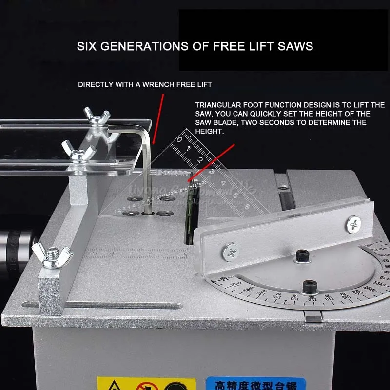 Miniature precision multi - function Mirco table saw bench saw T6 small cutting machine Q10032 Miniature precision multi - function Mirco table saw bench saw T6 small cutting machine Q10032