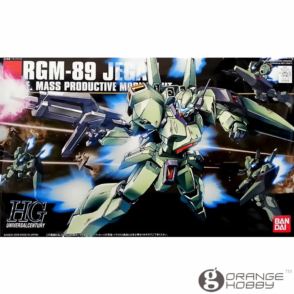 

OHS Bandai HGUC 097 1/144 RGM-89 Jegan Mobile Suit Assembly Model Kits