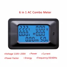 20A/100A AC LCD Digital Panel Power Watt Meter Monitor Voltage KWh Voltmeter Ammeter Tester Tools lcd 60lx750a power panel runtkb071wjn1 jsl4190 003a is used
