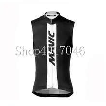 Лето Mavic мужские про команды без рукавов Велоспорт Джерси Ropa ciclismo mtb велосипед одежда быстро сухой дышащая одежда для езды на велосипеде