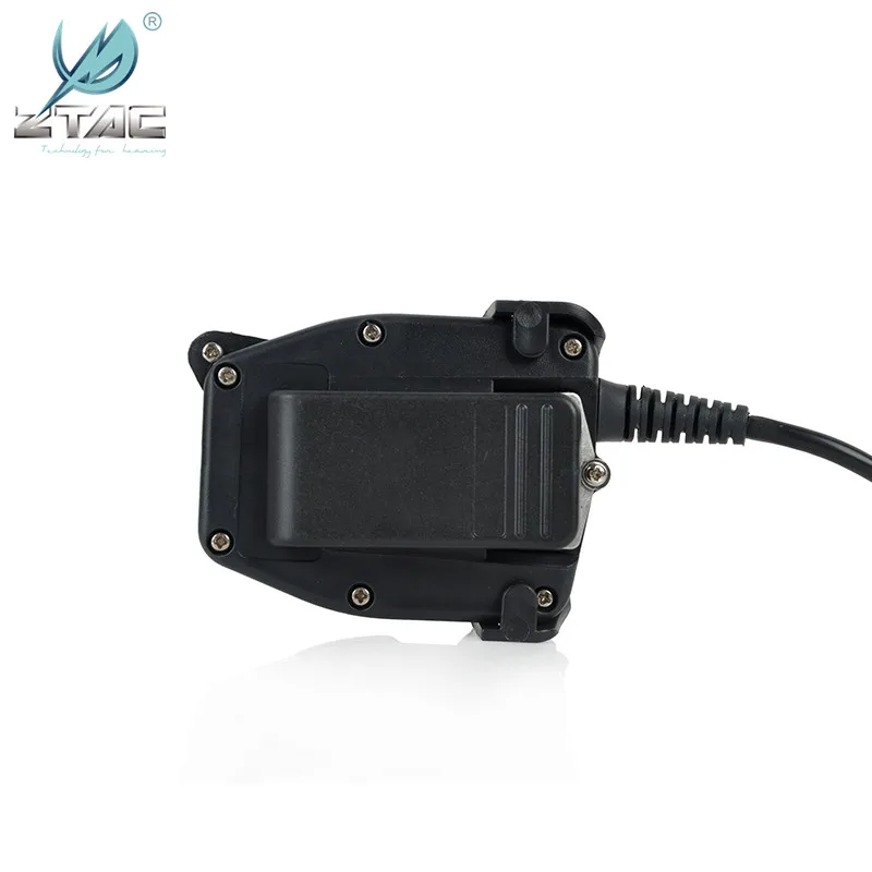 Тактическая гарнитура Z Tac Peltor Bowman Elite II PTT кабель штекер для мотора ol Kenwod Midland Radio Z112