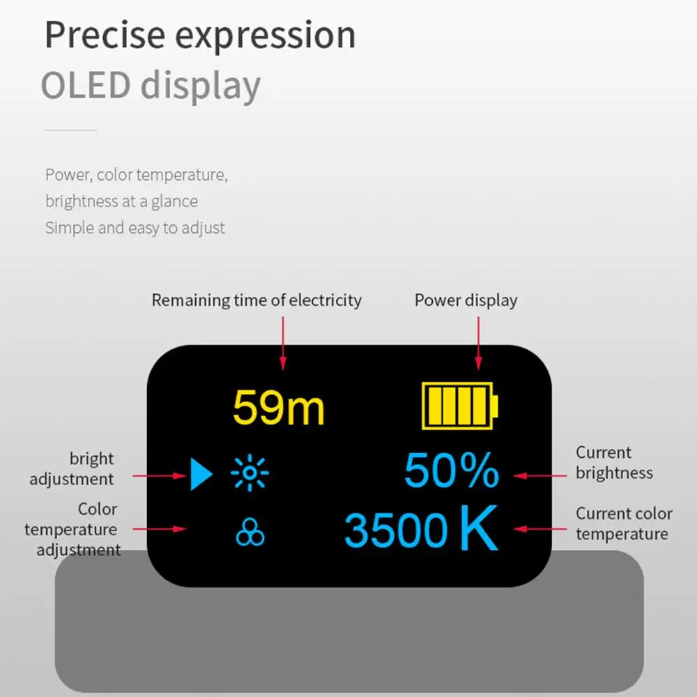 Manbily MFL-06 Mini Portable Photography Lighting