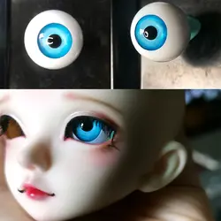 BJD глаза жемчуг синий цвет изменить 1/4 1/3/6 1/8 BJD/SD MSD кукла аксессуары 10 мм 12 мм 14 мм 16 мм 20 мм печать пластиковая кукла BJD