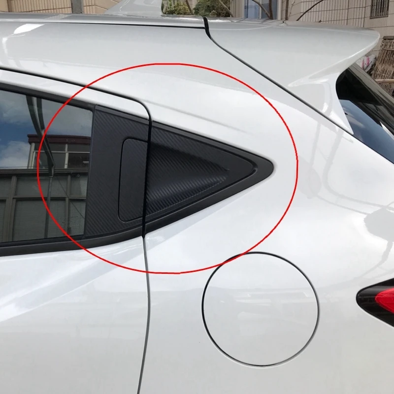

Car-styling Outer Rear Door Bowl Handle Protective Stickers Cover Trim 6pcs/set For HONDA VEZEL/XRV XR-V 2015+