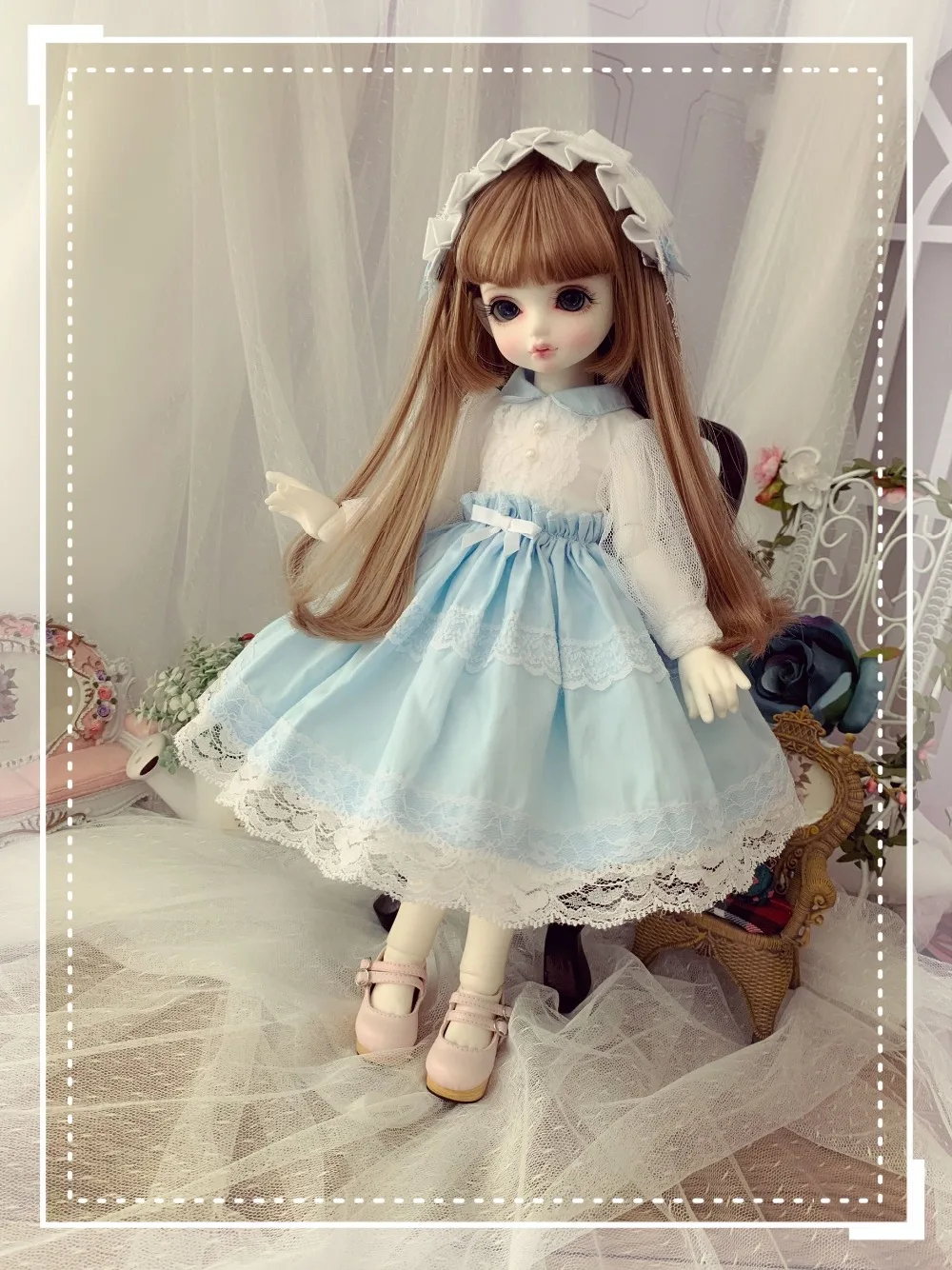 1/4 MSD 1/6 тонкая SD BJD кукла леди Лолита платье одежда платье для BJD куклы аксессуары